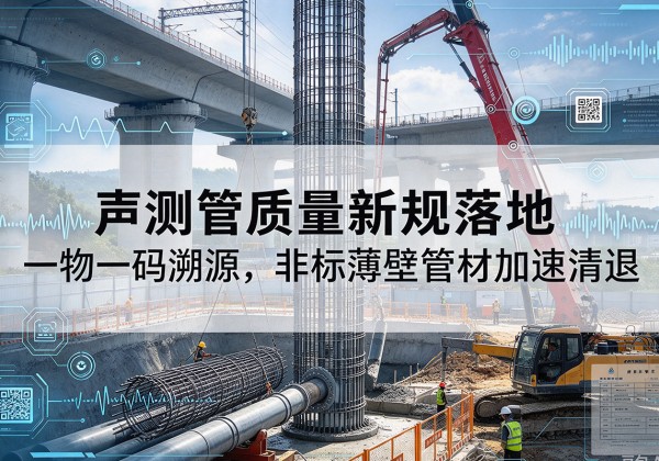 沂水声测管质量新规落地，一物一码溯源，非标薄壁管材加速清退